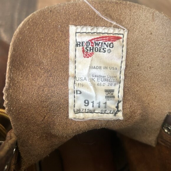 Red Wing 9111 Men's Boots 11.5 - Picture 5 of 12